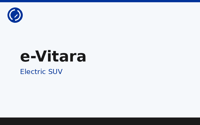 Suzuki e VITARA Arctic White Pearl - Bluish Black Pearl (Two Tone)