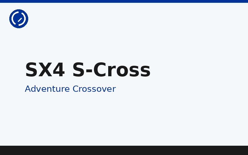 Suzuki New SX4 S-Cross Stargaze Blue Prime