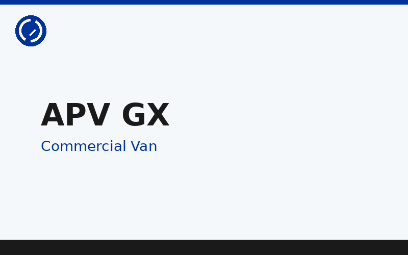 Suzuki APV Arena GX